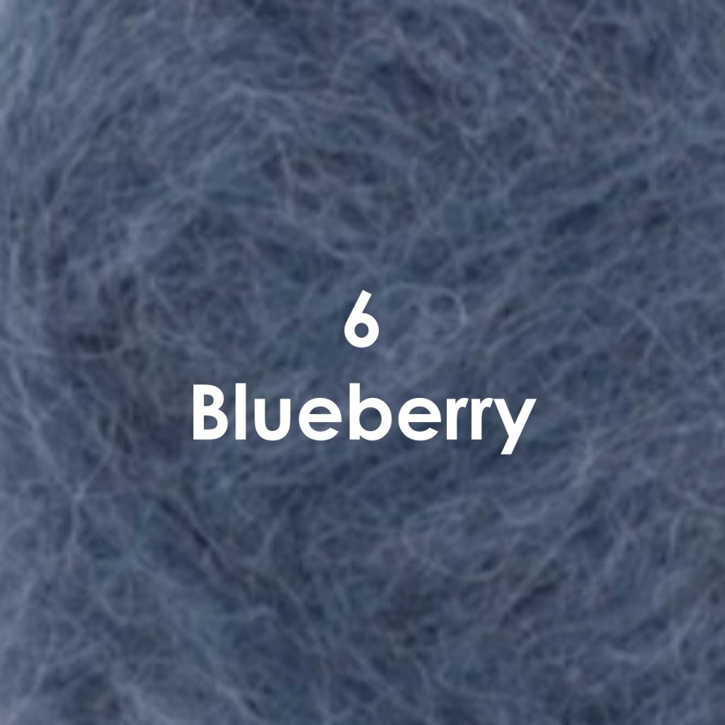Colouriche joulukalenterin luukku numero 6 ja väri Blueberry