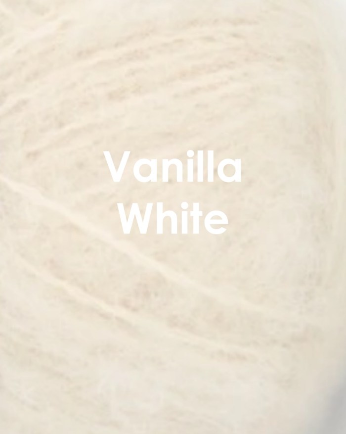 Coloriche pipojen alpakkalangan värimalli, väri luonnon valkoinen Vanilla White