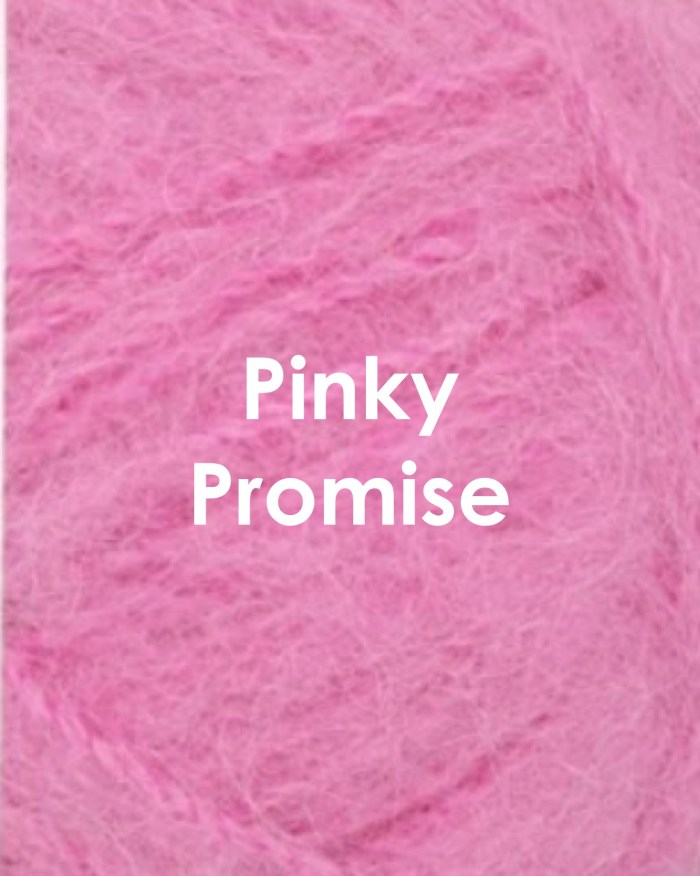 Coloriche pipojen alpakkalangan värimalli, väri Pinkki Pinky Promise