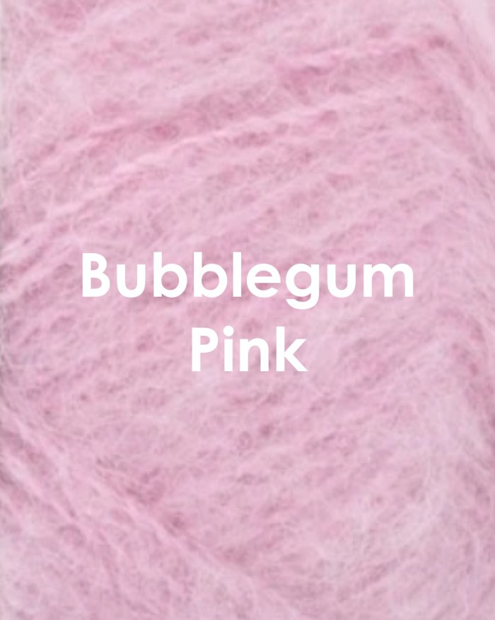 Coloriche pipojen alpakkalangan värimalli, väri Pinkki, Bubblegum Pink