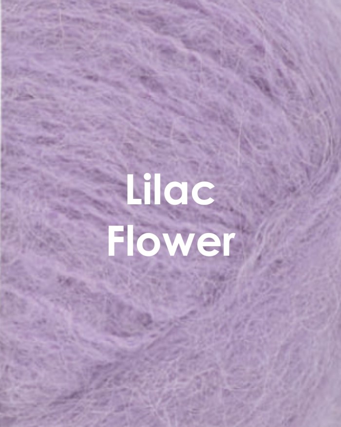 Coloriche pipojen alpakkalangan värimalli, väri Vaaleanlila, Lilac Flower