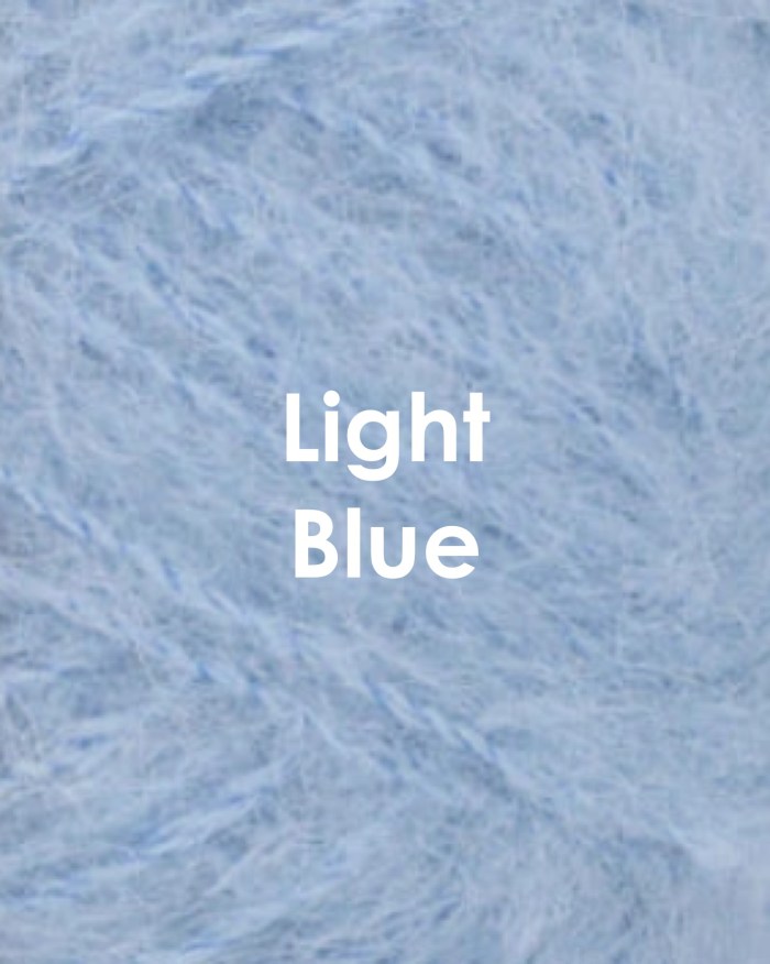 Coloriche pipojen alpakkalangan värimalli, väri Vaaleansininen Light Blue